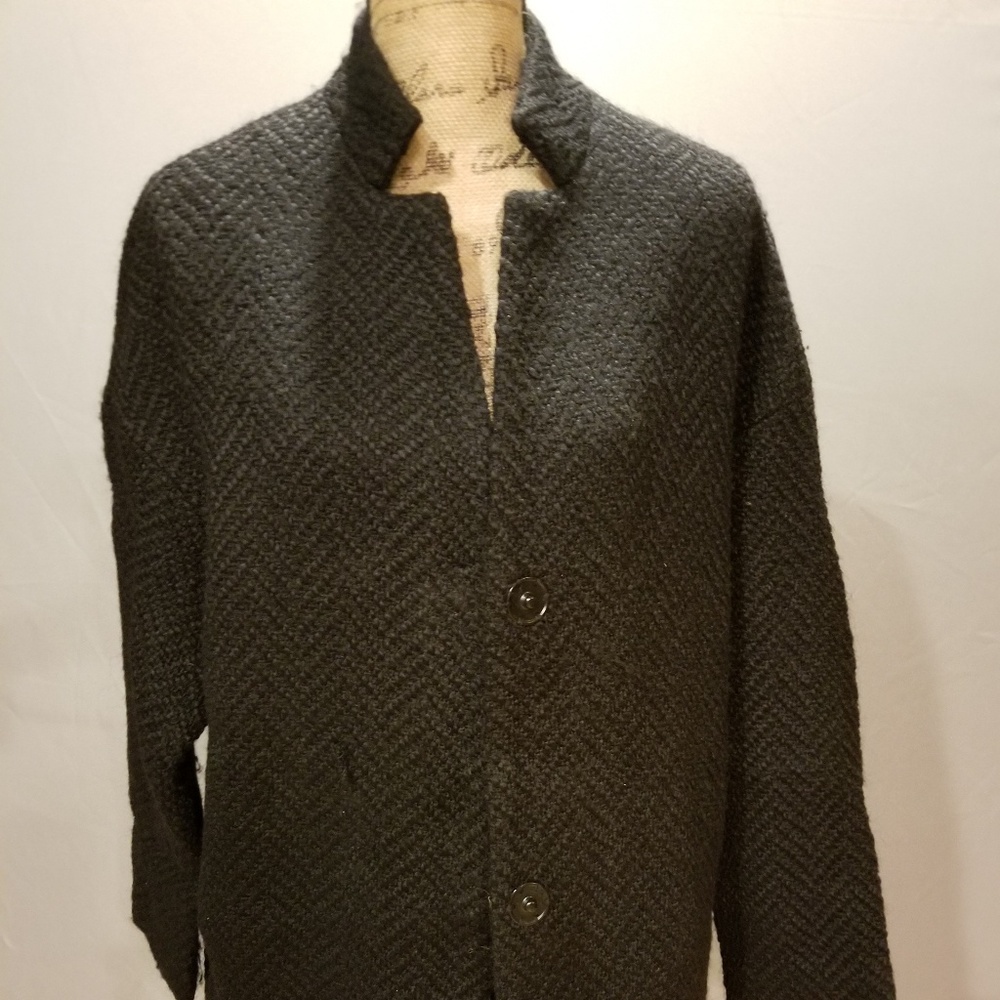 MANGO Wool Bkend Coat